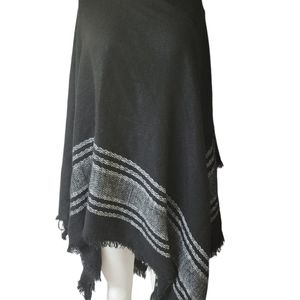 Blue notes wrap around scarf